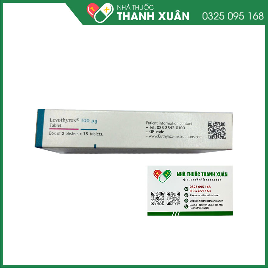 Levothyrox® 100mcg trị bướu giáp, suy giáp, ung thư giáp
